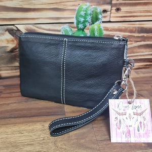 Hide & Leather Clutch