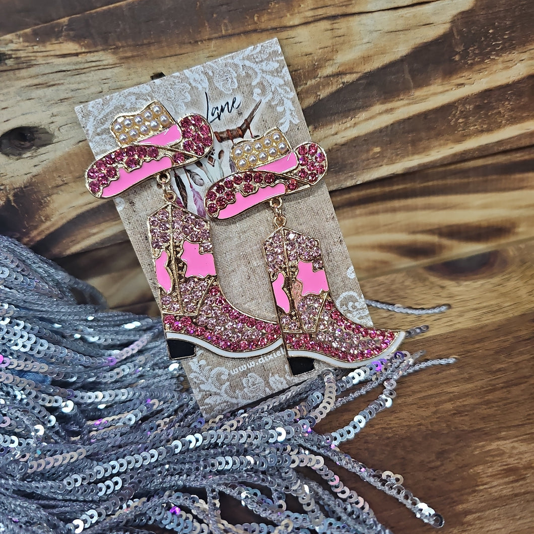 Rhinestone Cowgirl Earrings