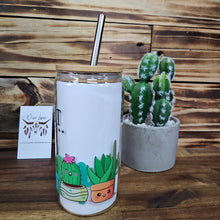 Load image into Gallery viewer, What The Fucculent - 500ml Glass Tumbler
