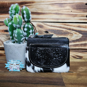 Leather & Hide Zip Coin Purse
