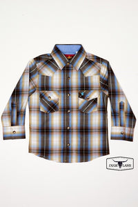 Boys Western Pearl Snap Shirt