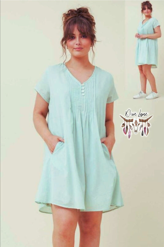 Kellie Dress - Mint