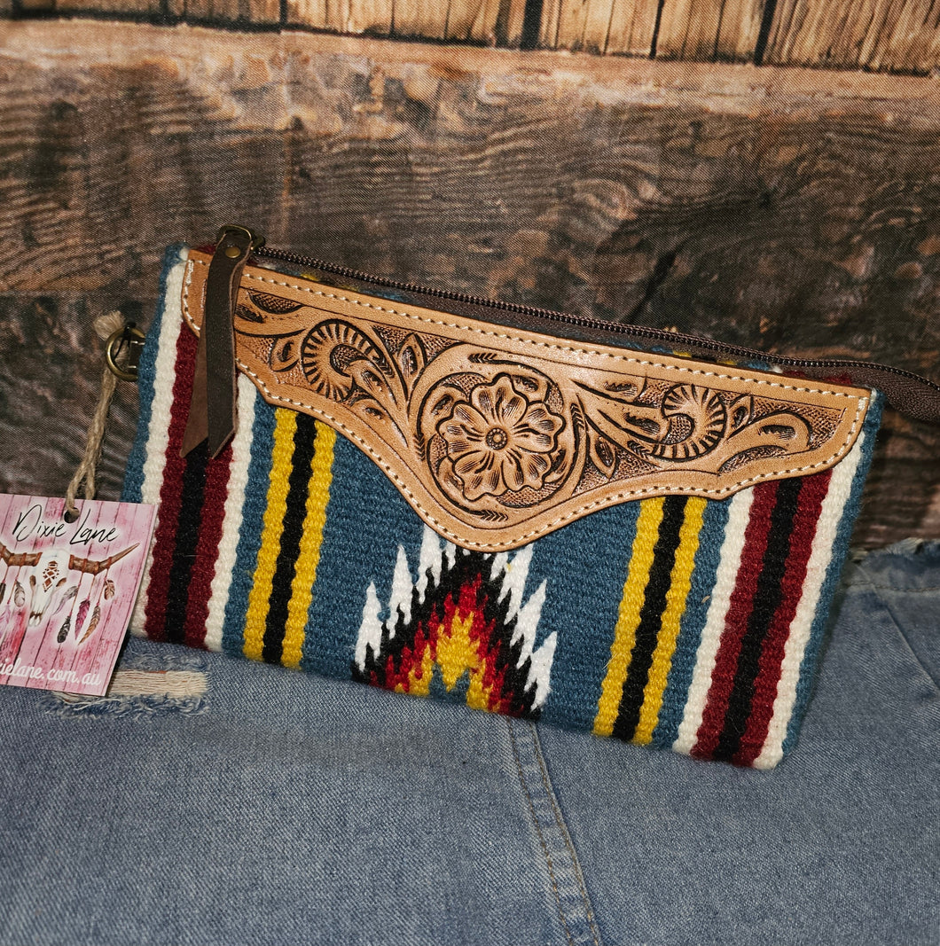 Saddle Blanket Clutch