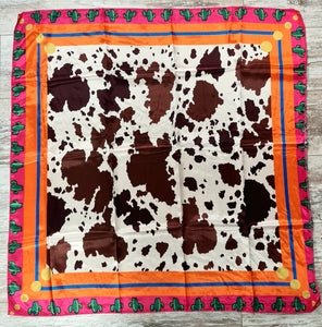 Cowhide Cactus Wild Rag
