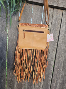 Leather & Hide Fringe Bag
