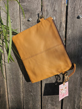 Load image into Gallery viewer, Leather &amp; Hide Crossbody Clutch
