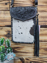 Load image into Gallery viewer, Leather &amp; Hide Phone Bag
