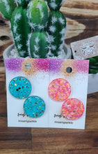 Load image into Gallery viewer, 30mm Glitter Resin Studs - Multiple Options
