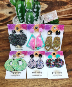 Plain Resin Dangles - Multiple Options
