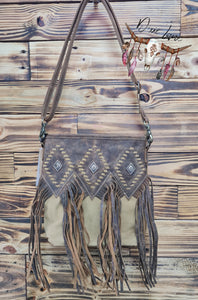 Brown Tassel Handbag