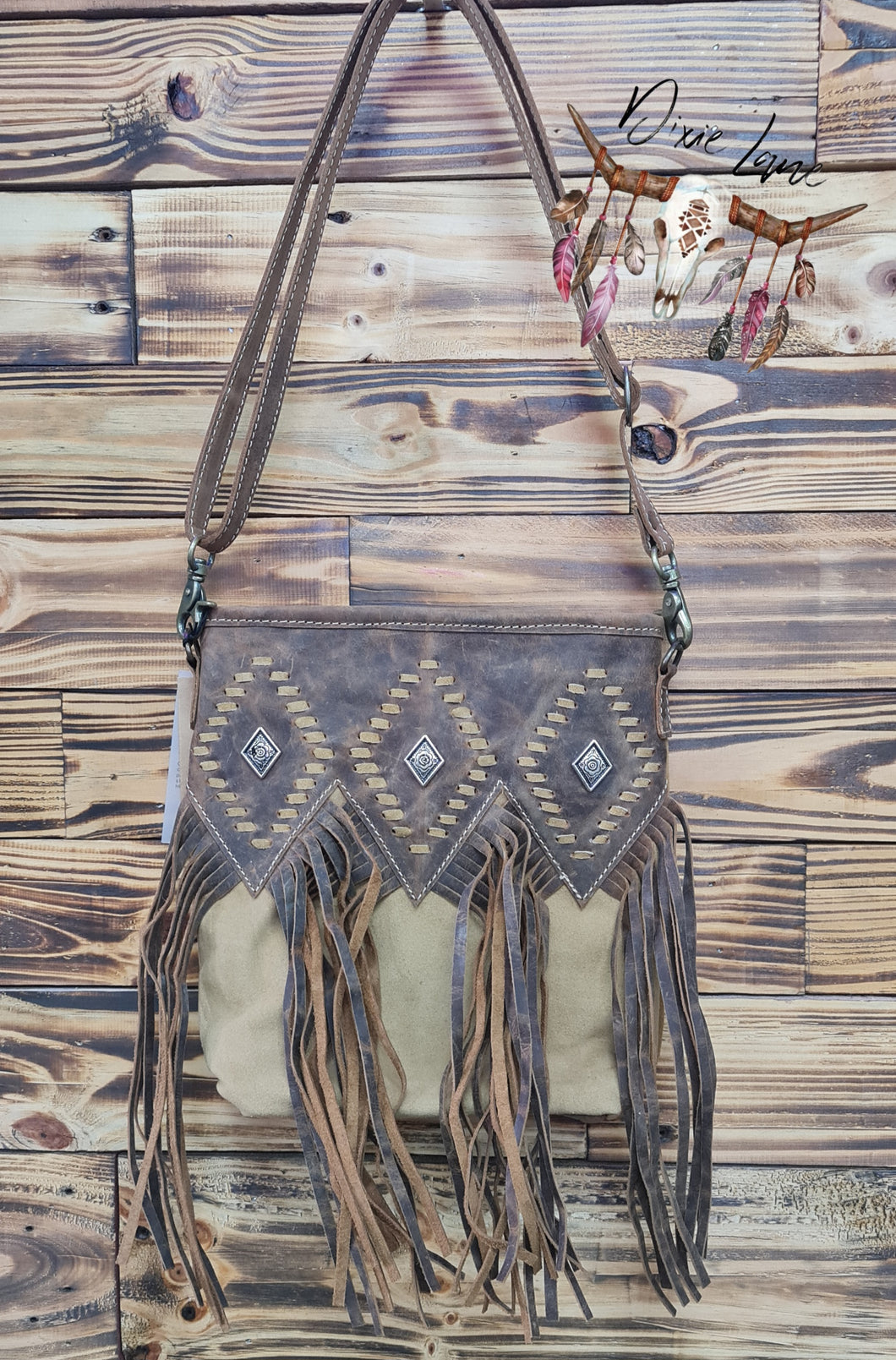 Brown Tassel Handbag