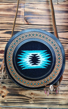 Load image into Gallery viewer, Tooled Round Saddle Blanket Bag
