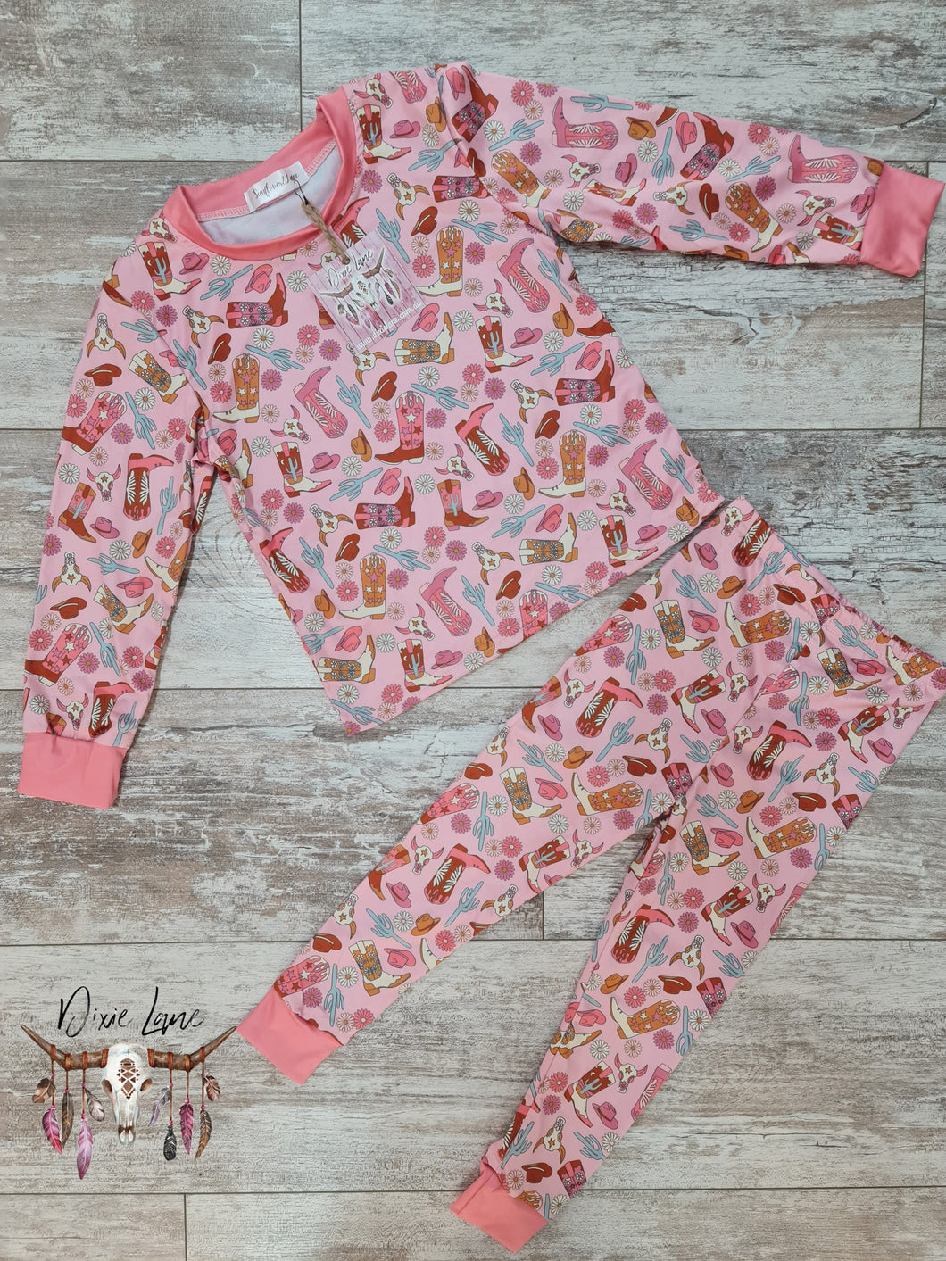 Pink Cowgirl 2 Piece Set