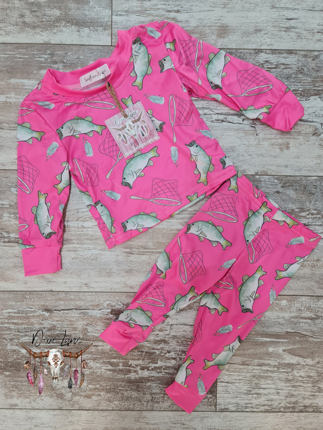 Pink Fishing 2 Piece Set