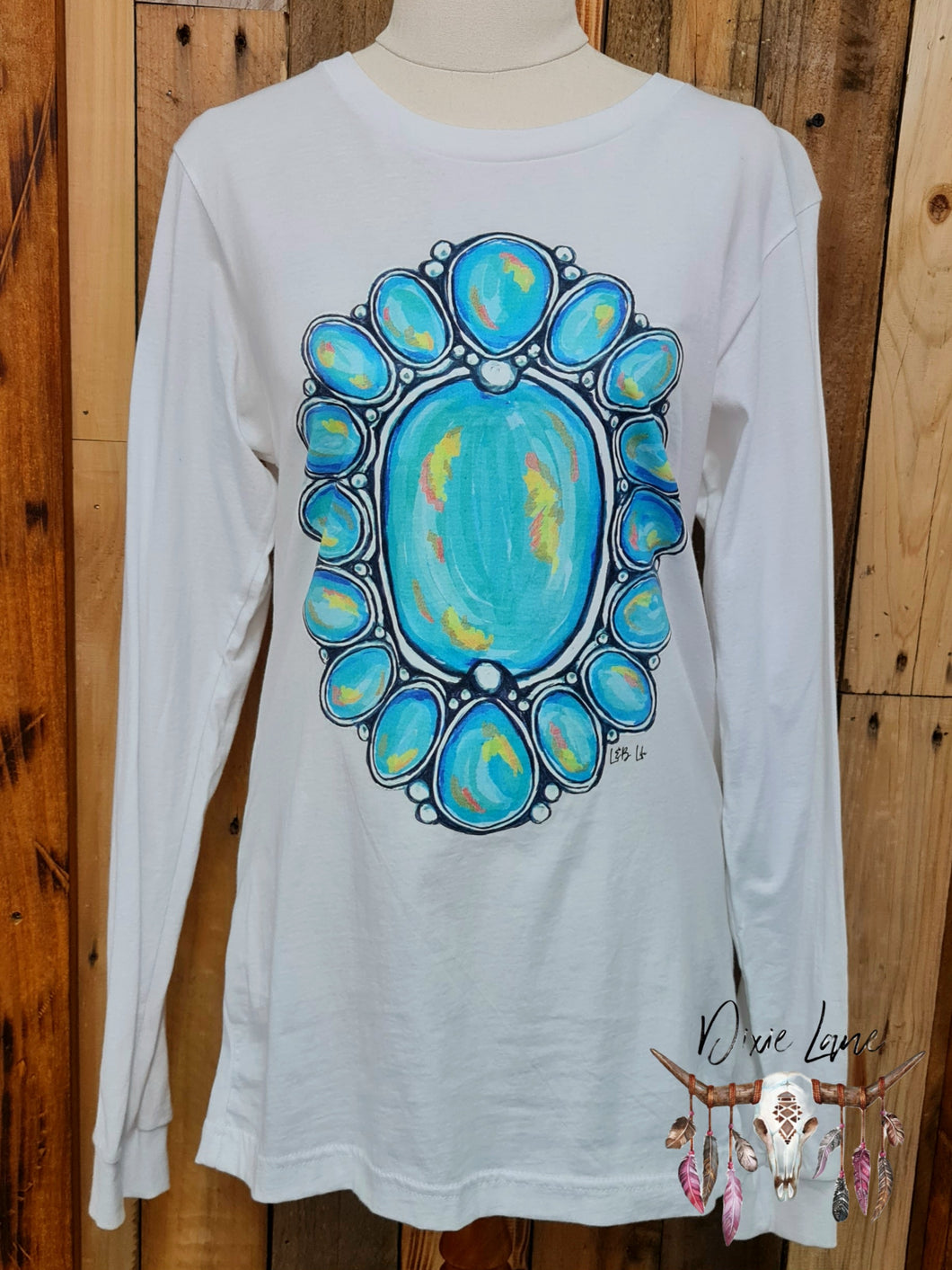 Turquoise Love Top