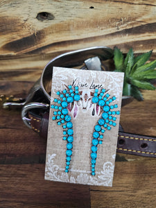 Turquoise Statement Earrings