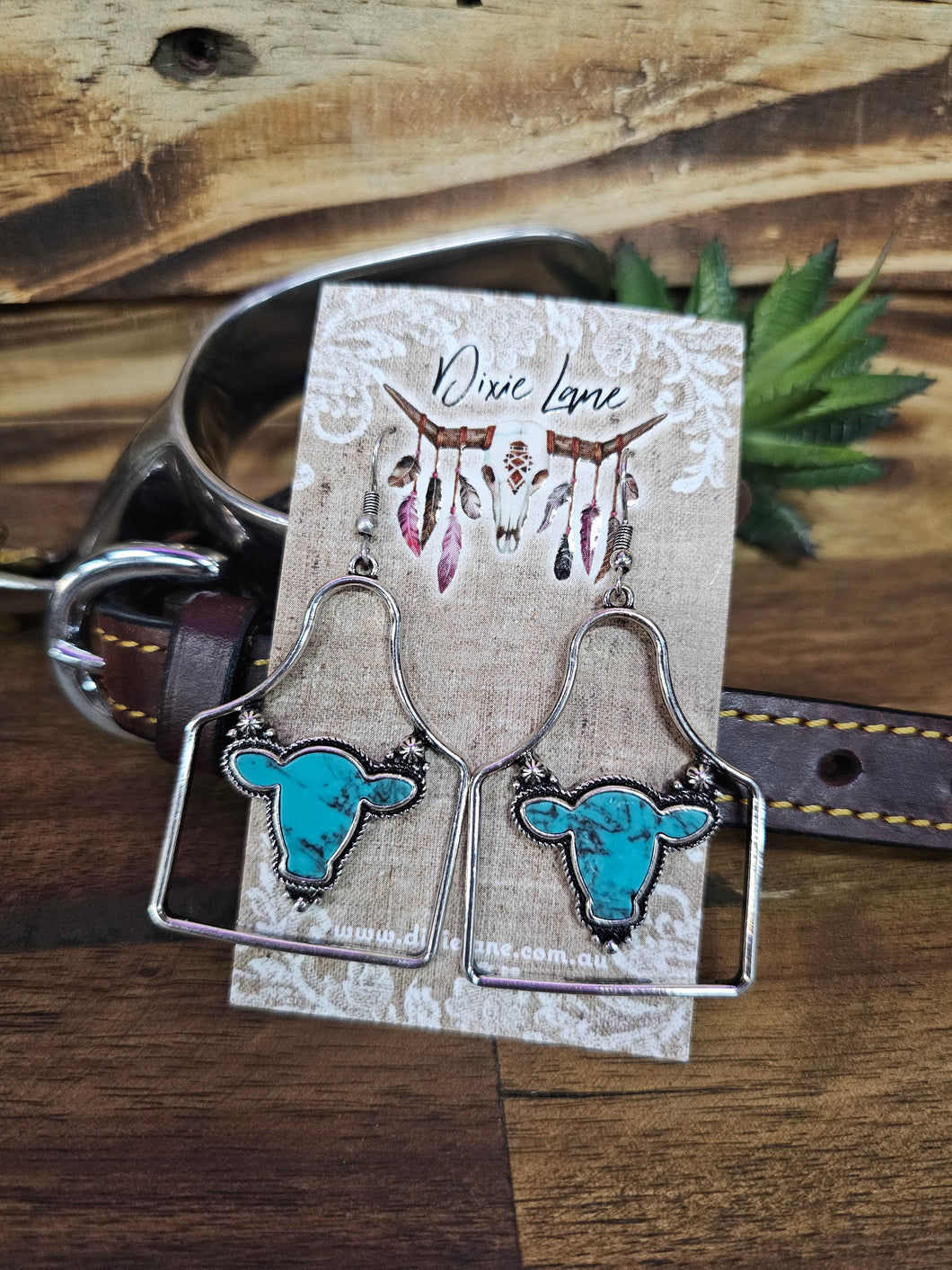 Ear Tag Dangle Earrings