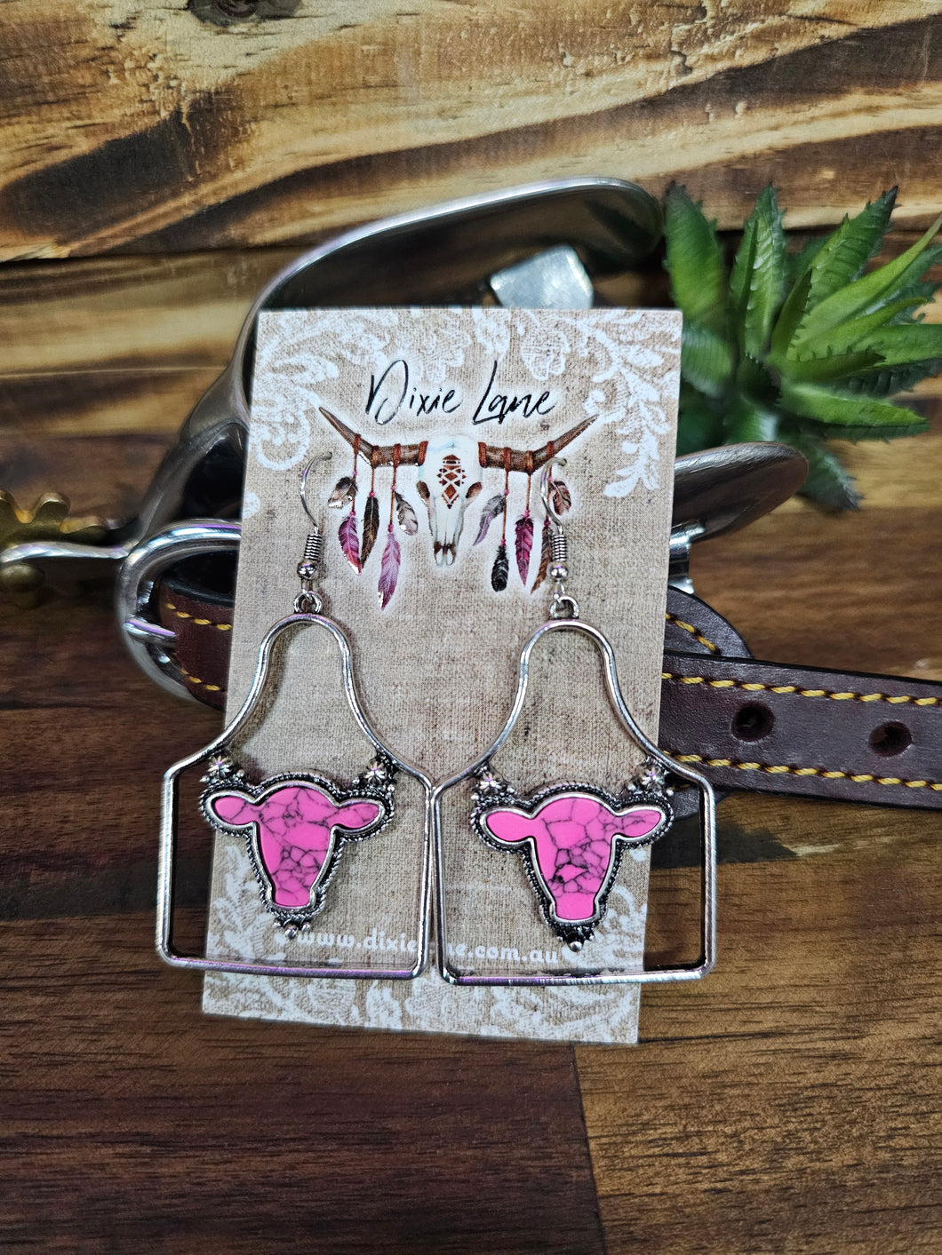 Ear Tag Dangle Earrings
