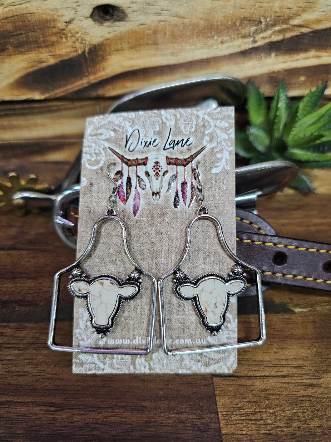 Ear Tag Dangle Earrings