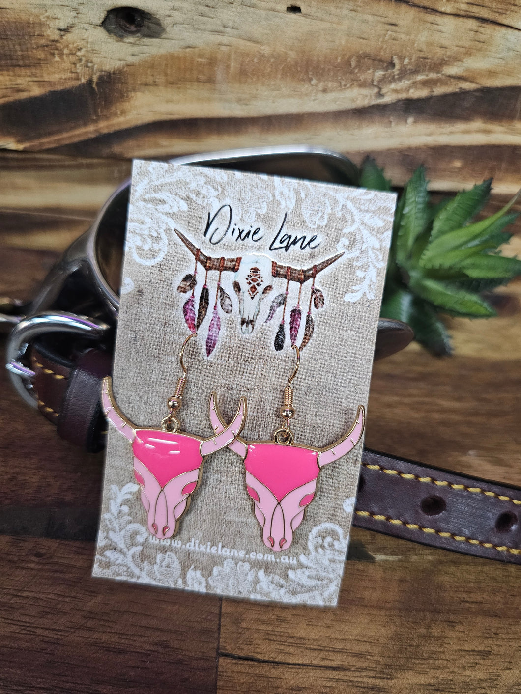 Cowgirl Bull Earrings