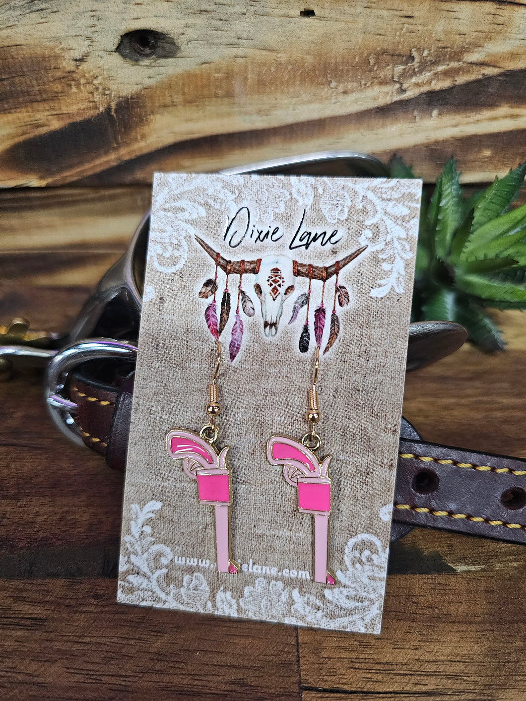 Cowgirl Pistol Earrings