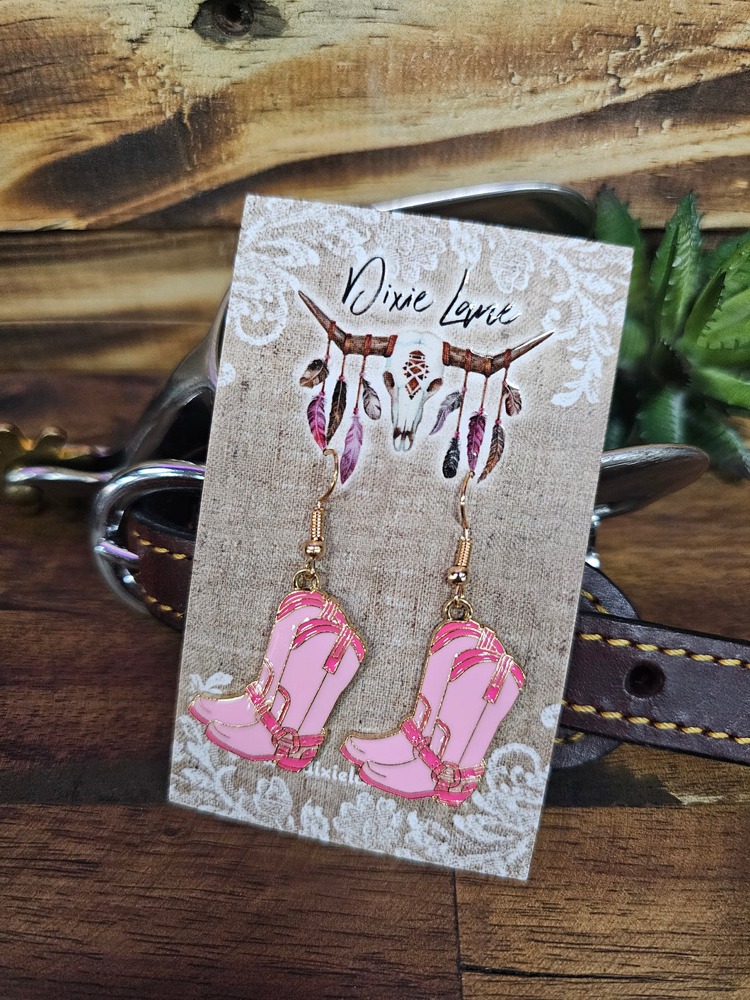 Cowgirl Boots Earrings