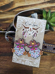 SLAYIN' Santa Christmas Earrings