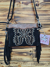 Load image into Gallery viewer, Boot Stitch Crossbody Bag - Black
