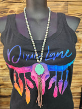 Load image into Gallery viewer, Turquoise Slab Tassel Necklace
