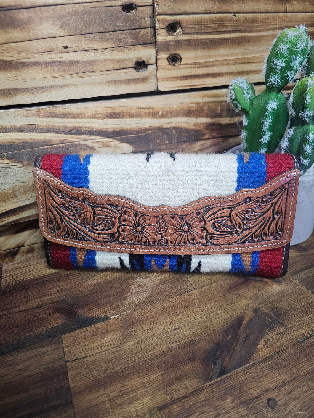 Saddle Blanket Tri-Fold Wallet