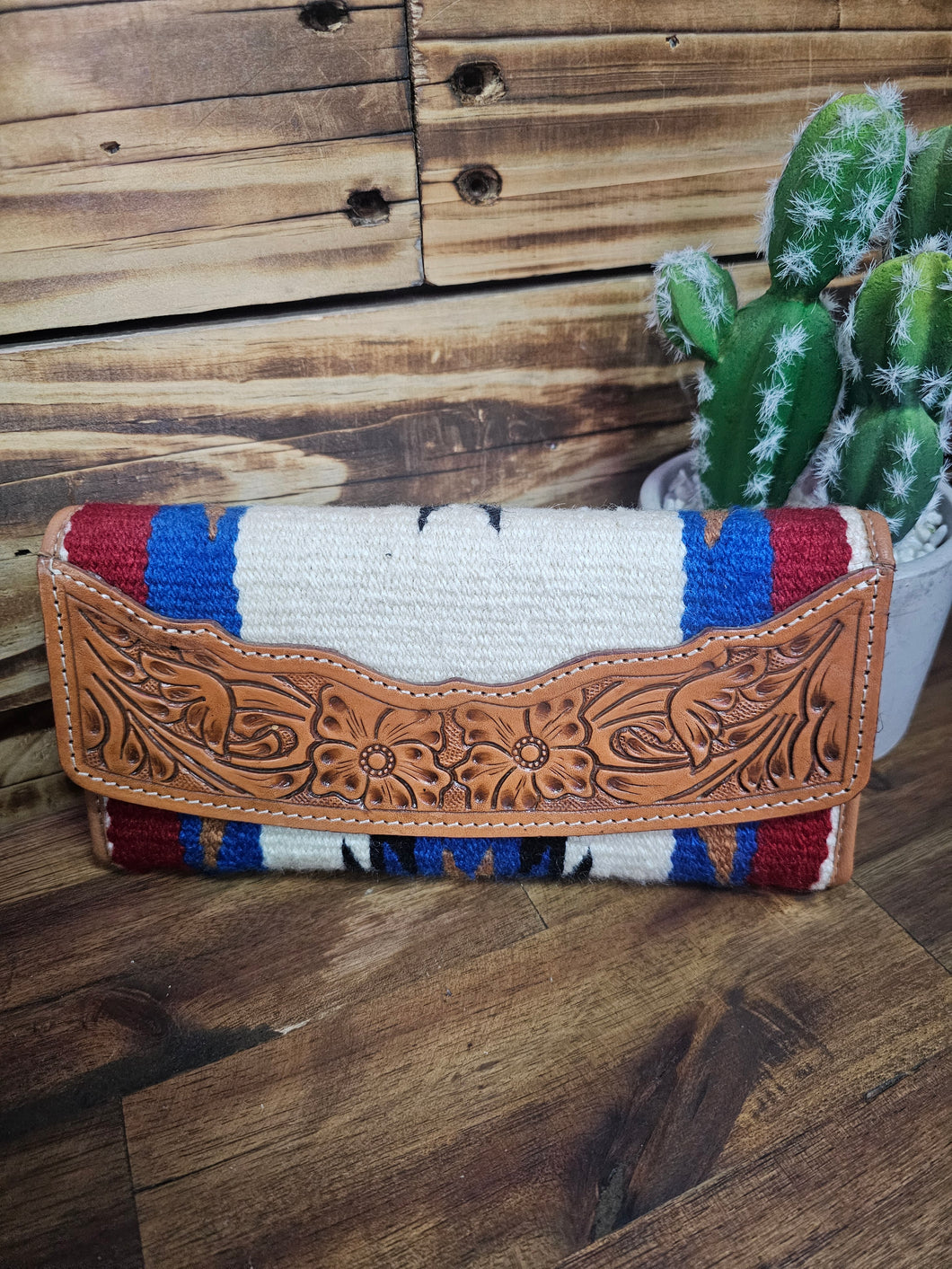 Saddle Blanket Tri-Fold Wallet