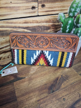 Load image into Gallery viewer, Saddle Blanket Zip Wallet
