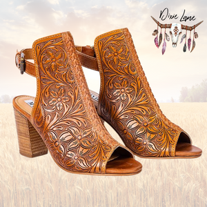 PRE-ORDER Cheyenne Peep Toe - Tan