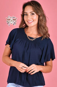 Robyn Top - Navy