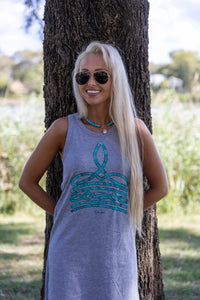 Bejewelled Boot Stitch dress