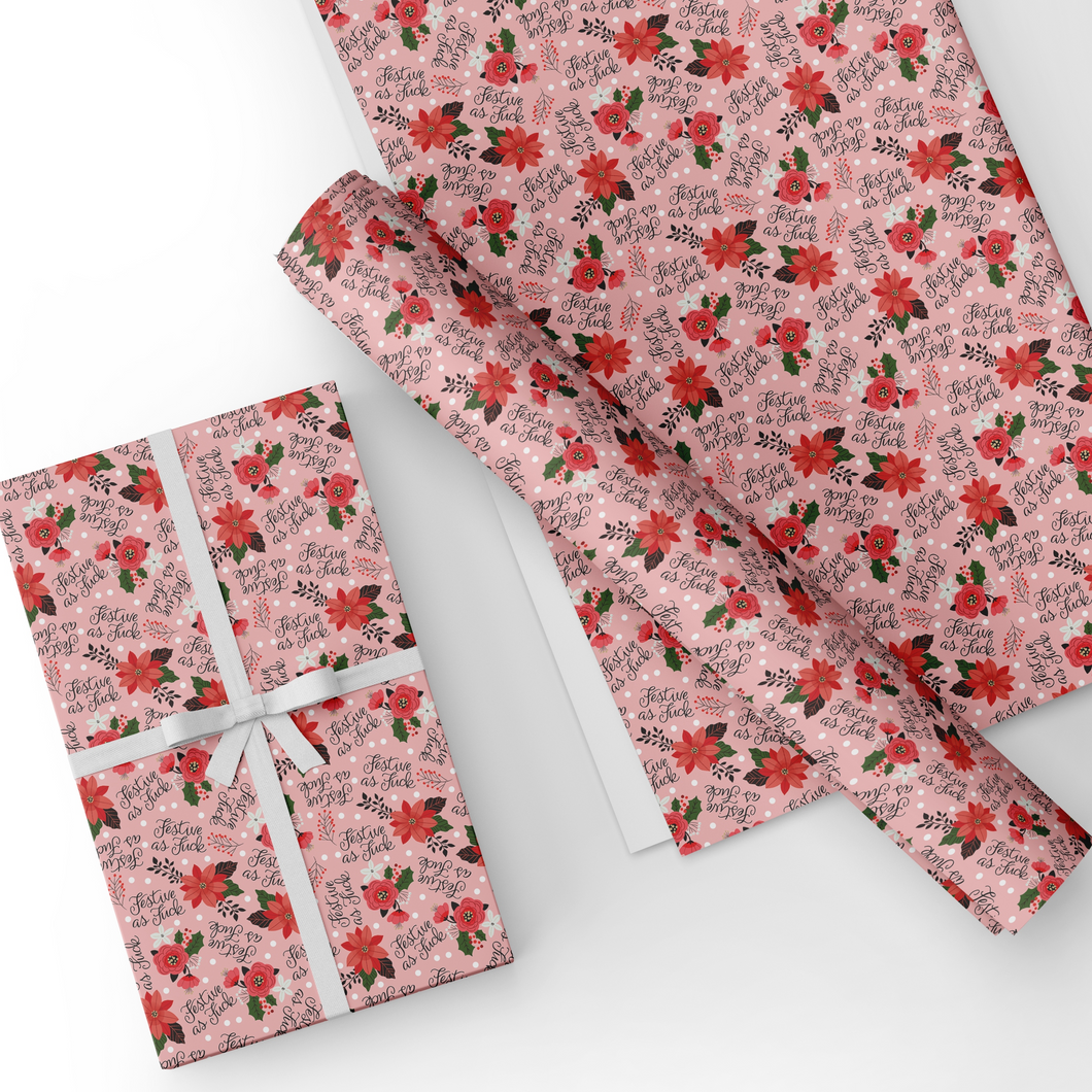 Festive As F*ck Christmas Wrap