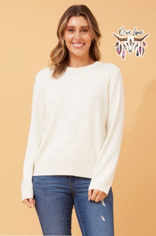 Kerri Knit Jumper - White