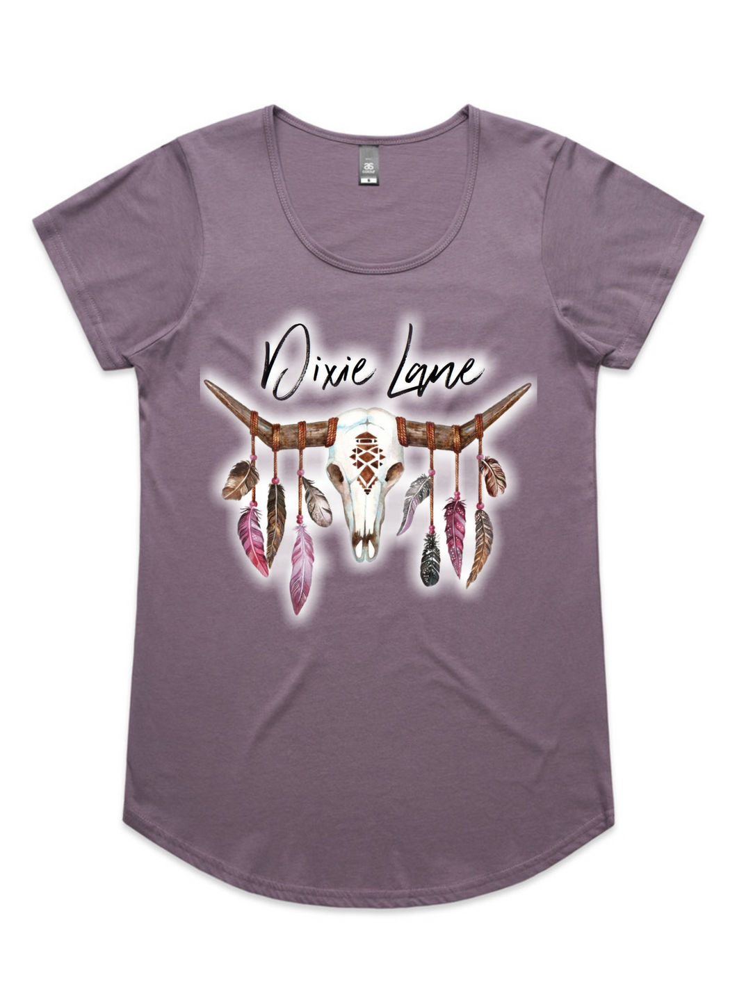 Dixie Lane - Mauve Scoop Tee [LAST ONE - S]