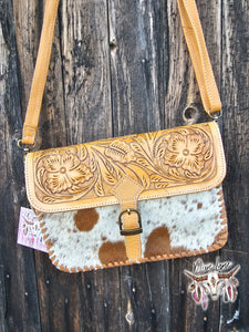 Leather & Hide Crossbody Bag