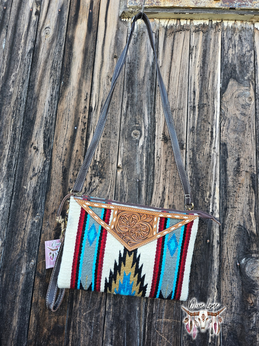Saddle Blanket Crossbody Clutch