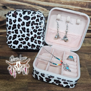 Mini Jewellery Case - Leopard
