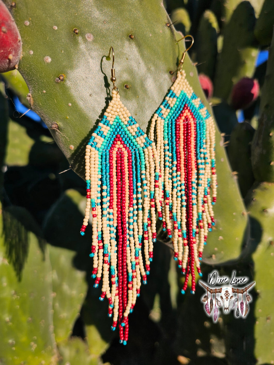 Badass Beaded Tassel Earrings