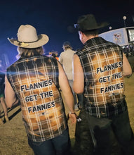 Load image into Gallery viewer, FLANNIES GET THE FANNIES - 6XL (select colour)
