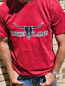 Dixie Lane Men Logo T - Cardinal