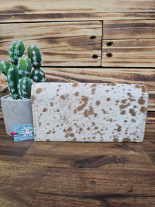 Turquoise Leather & Hide Wallet