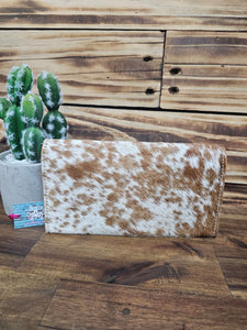 Turquoise Leather & Hide Wallet