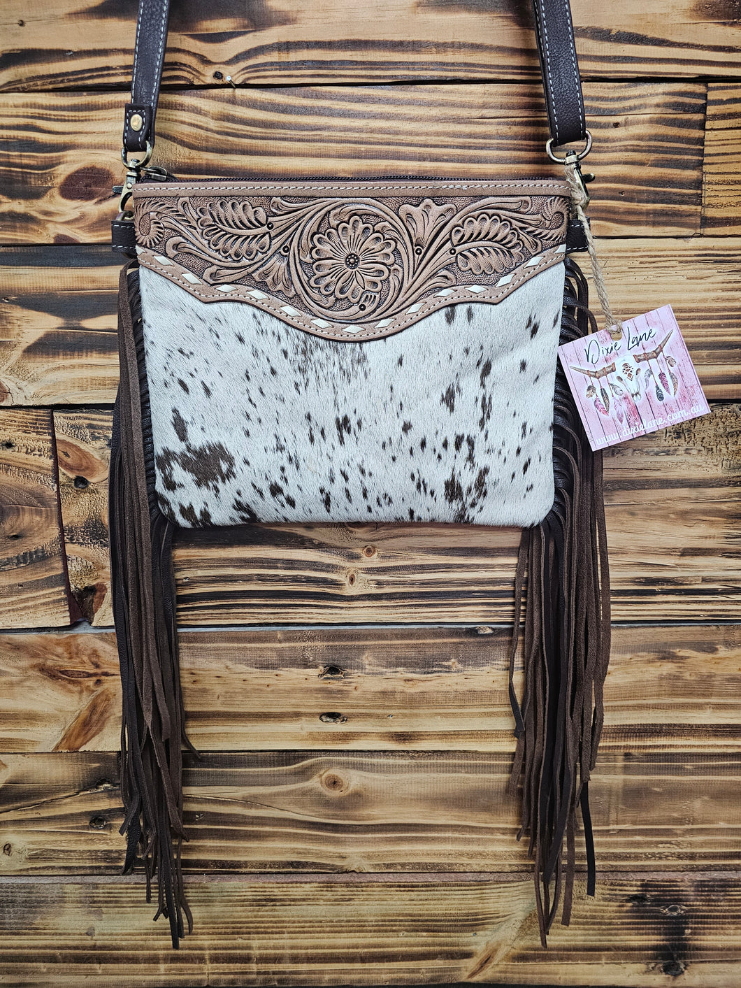 Buckstitch Fringe Crossbody