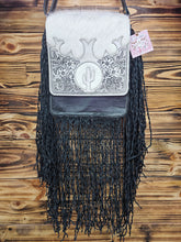 Load image into Gallery viewer, Cactus &amp; Spiral Fringe Bag
