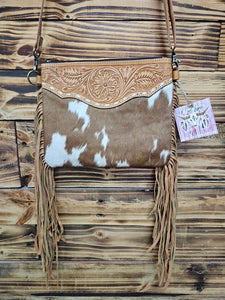 Buckstitch Fringe Crossbody