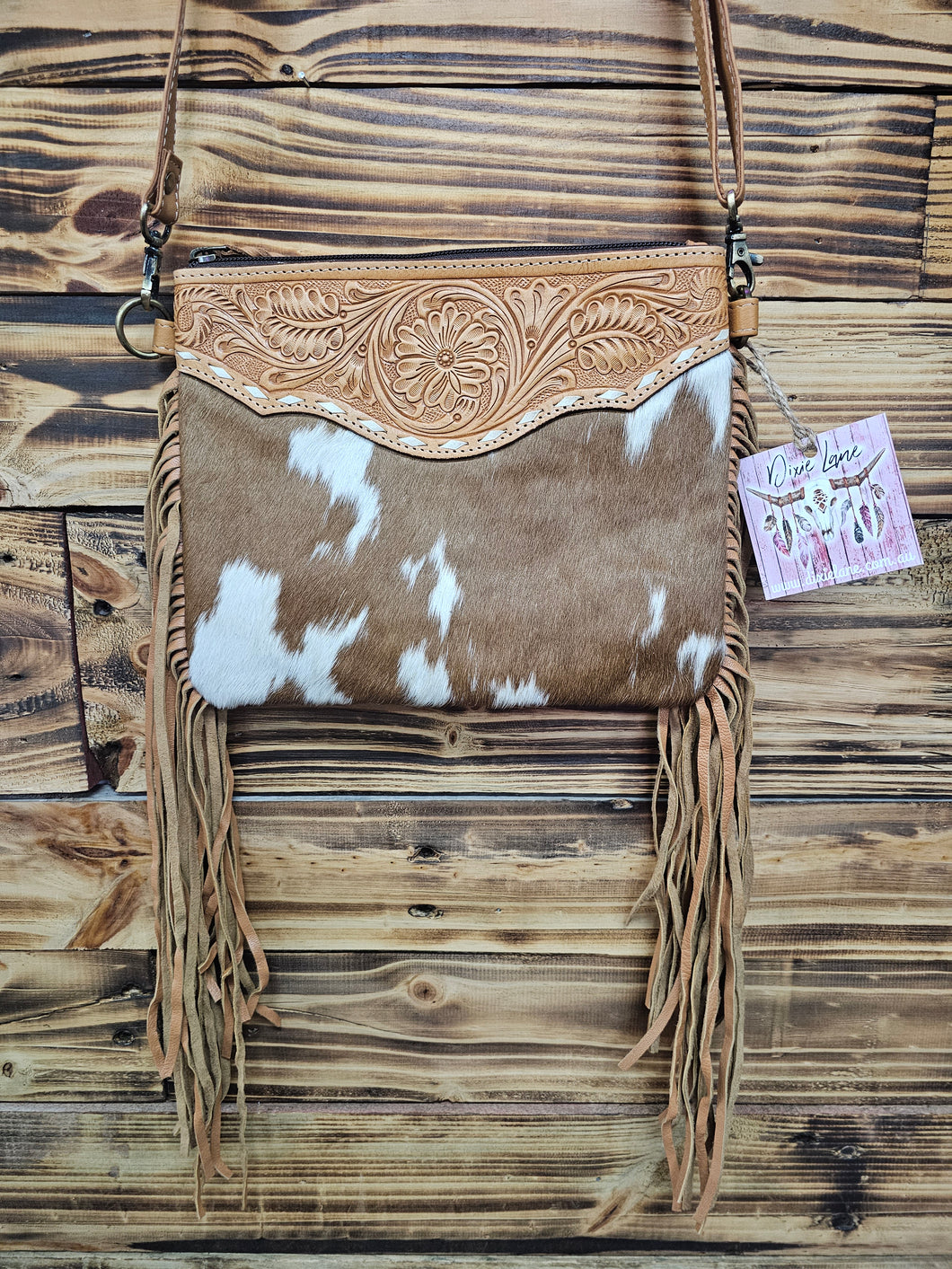 Buckstitch Fringe Crossbody